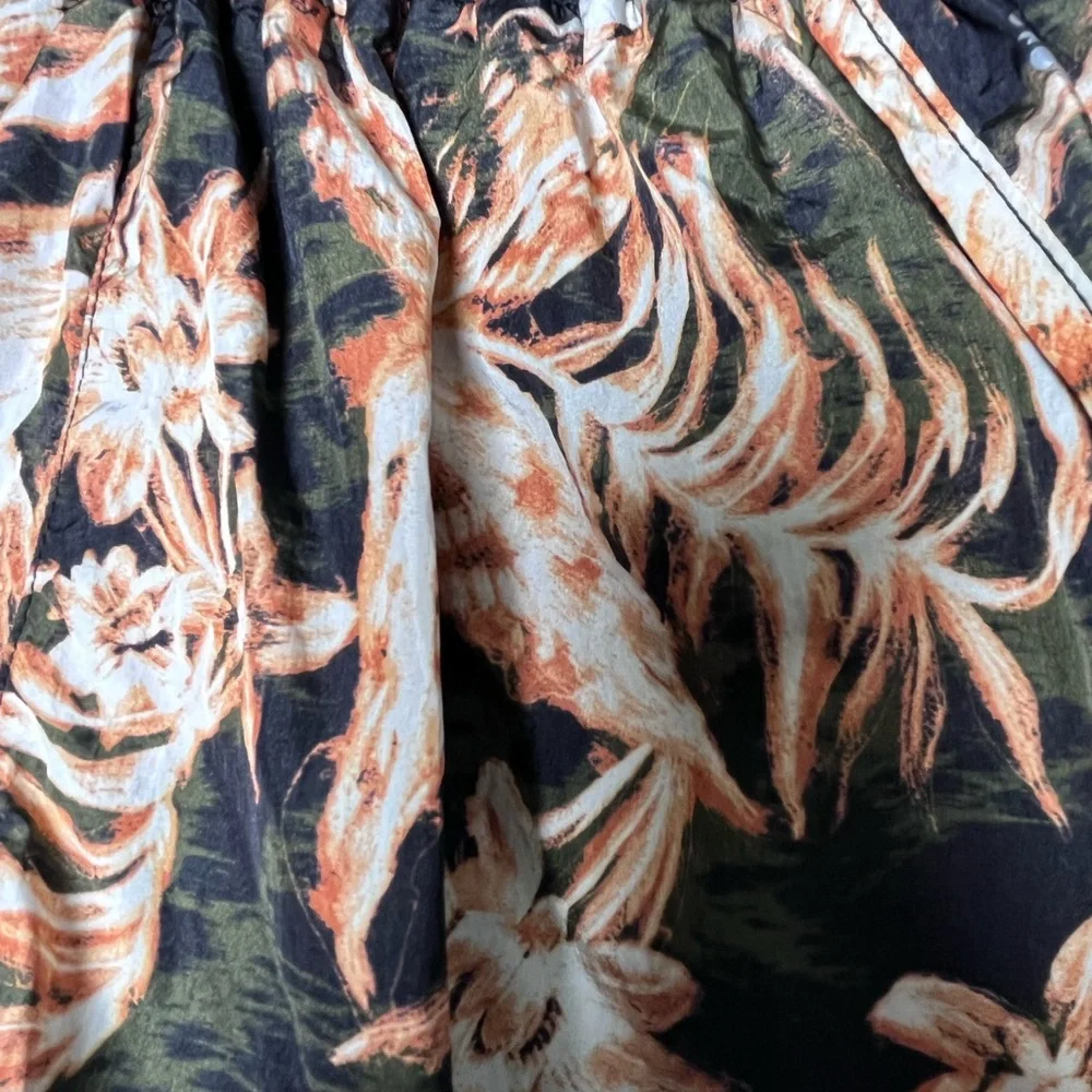 Free People Movement Women The Way Home Shorts Tropical Print Sz S Boho Running